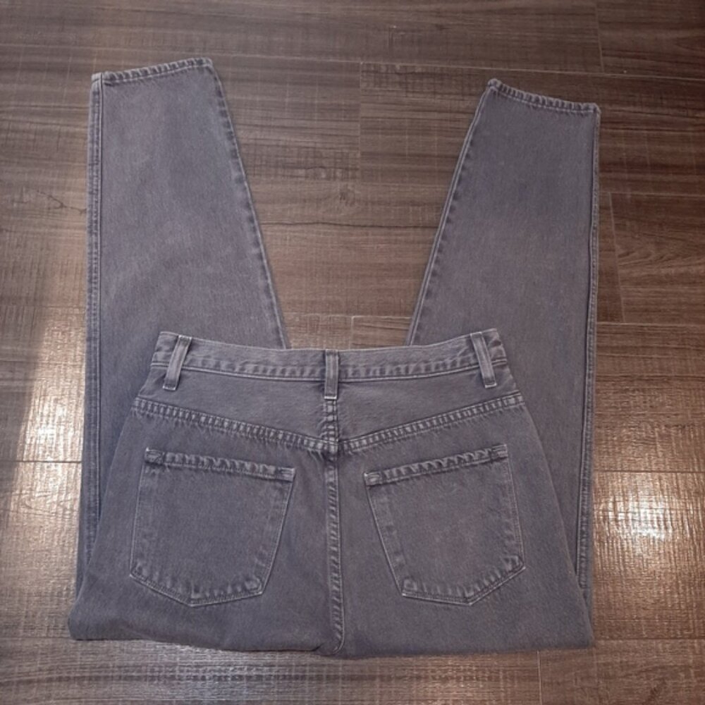 J Brand Heather Button Fly Jeans High Rise Mom Straight Cropped Haven Size 27 - Picture 12 of 15